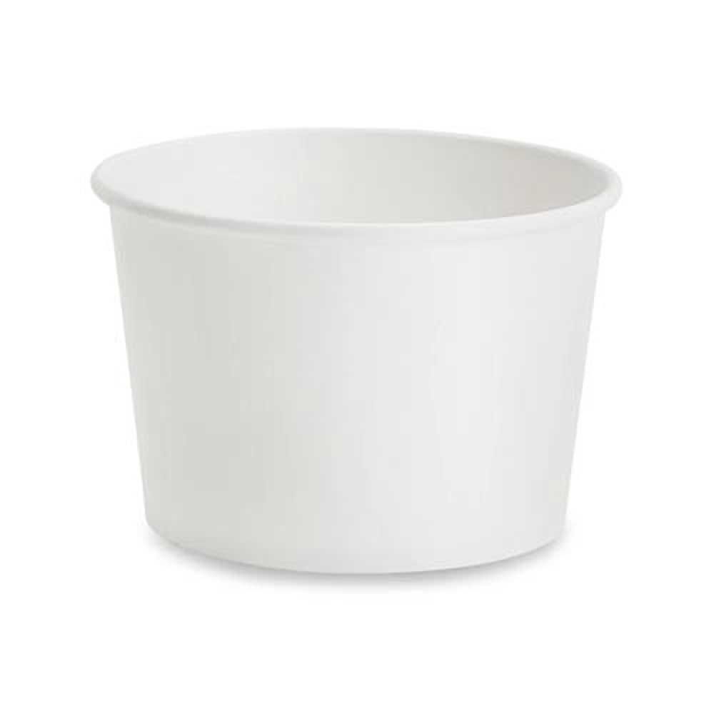Ecosystems Polyethylene Lined Round Paper Container, 12 Oz Capacity -- 1000 Per Case