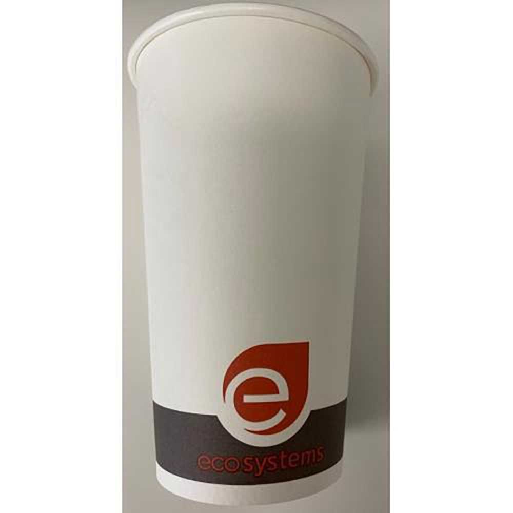 Eco-systems Gobelet En Papier Compostable Pour Boissons Chaudes, Capacité De 12 Oz -- 1 000 Par Boîte