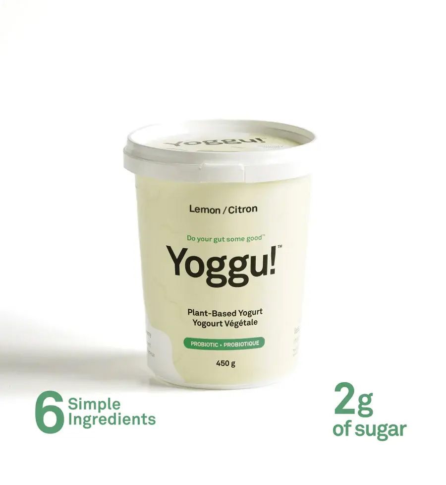 Yoggu Lemon Yogurt Alternative, 450 G -- 6 Per Case