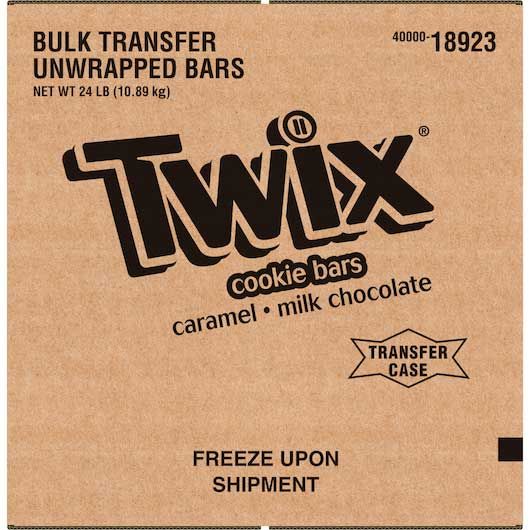 Twix Fun Size Unwrapped Caramel Cookie Candy Bar, 24 Pound