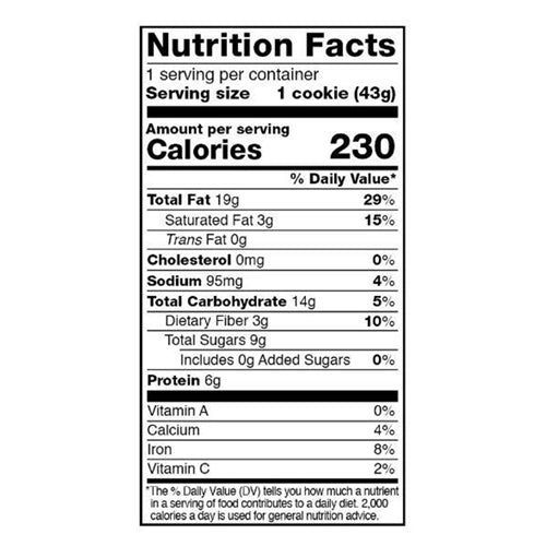 Moms Munchies Choco-chunk Hemp Cookie, 1.5 Ounce -- 24 Per Case