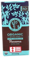 Equal Exchange Organic Panama Extra Dark Chocolate Bar, 2.8 Ounce -- 12 per case.