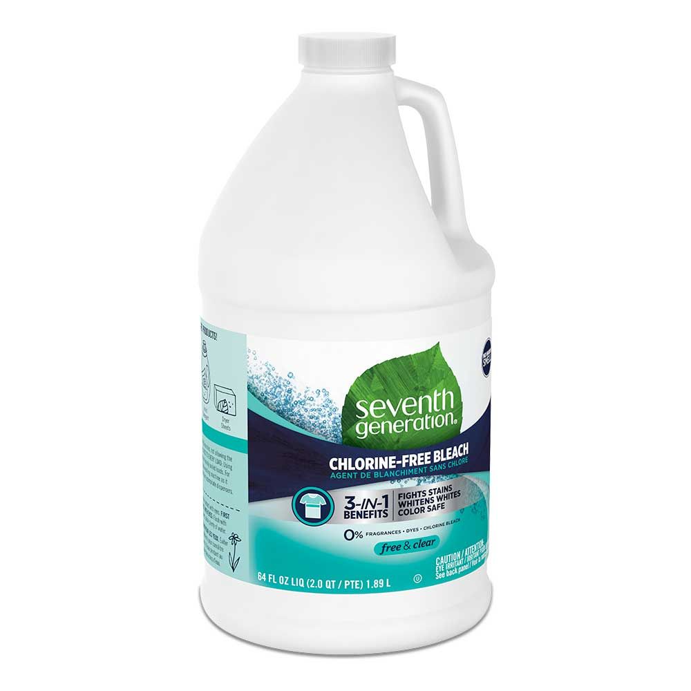 Seventh Generation Chlorine Free Bleach Fabric Conditioner, 64 Ounce -- 6 Per Case