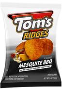 Toms Ridges Mesquite BBQ Potato Chips, 5 Ounce -- 9 per case