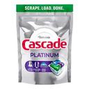Cascade Platinum ActionPacs Fresh Scent Automatic Dishwasher Detergent Pods, 7.5 Ounce -- 5 per case