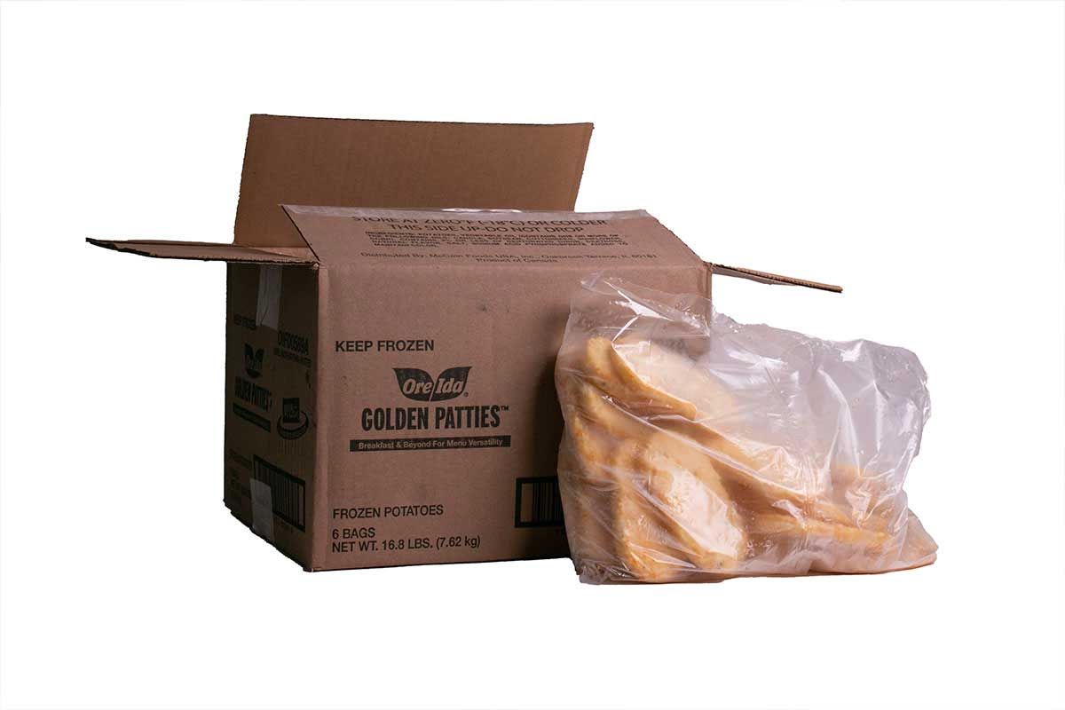 Ore-ida Golden Oval Hash Brown Patties, 2.8 Pound Count --6 Bags Per Case