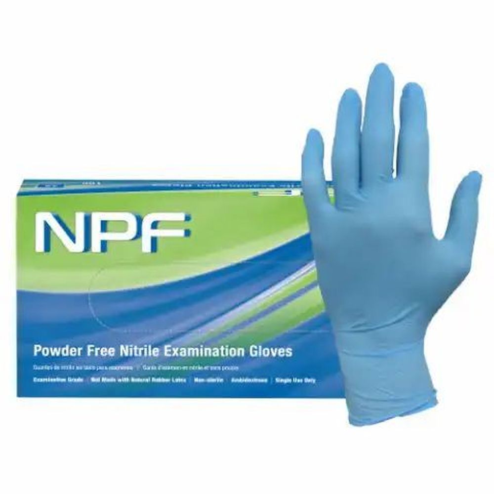 Proworks Blue Xx Large 5 Mil Powder Free Nitrile Exam Gloves -- 1000 Per Case