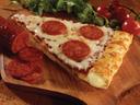 Conagra The Max Stuffed Crust Pepperoni Pizza Slice, 4.87 Ounce -- 72 per case.