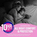 Carefree Ultra Thin Overnight Absorbency Feminine Pad with Wings, 28 count -- 3 per case
