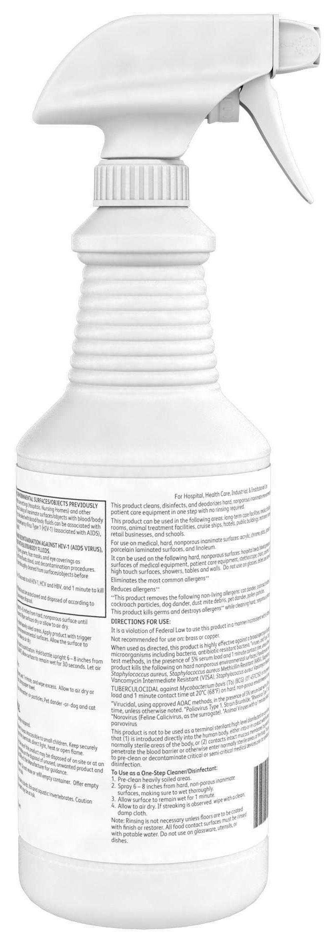 Oxivir Disinfectant Cleaner, 32 Ounce -- 12 Per Case