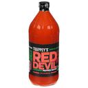 B and G Trappeys Red Devil Cayenne Hot Sauce, 32 Ounce -- 12 per case.