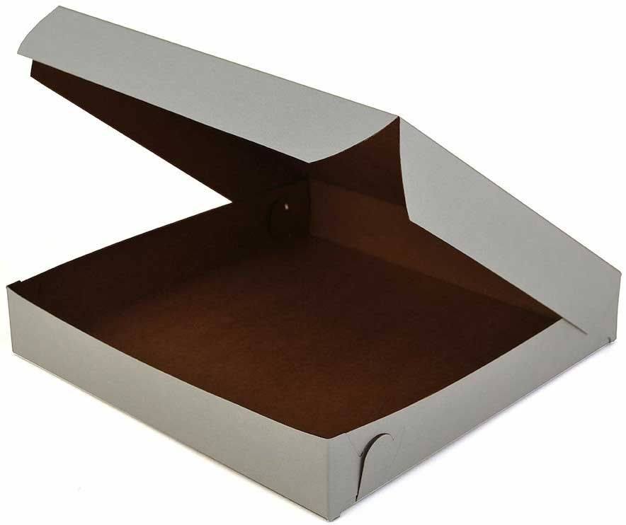 Southern Champion Tray Clay Coated White Kraft Paperboard Pizza Box, 9 X 9 X 1.5 Inch -- 100 Per Case