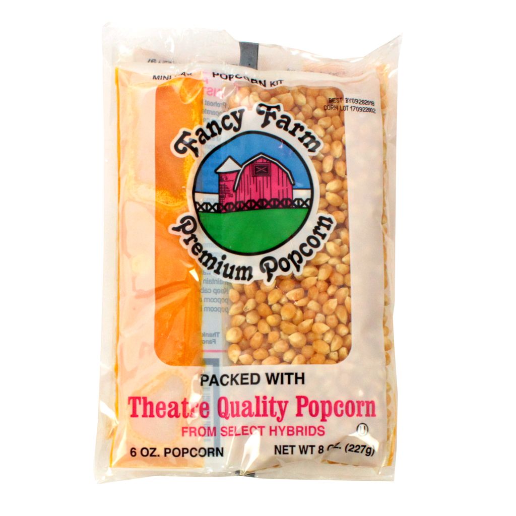 Fancy Farms Popcorn Mini-max Kit, 8 Ounce -- 36 Per Case