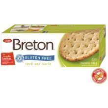 Breton Gluten Free Herb And Garlic Cracker, 4.76 Ounce -- 6 Per Case