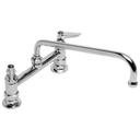 T and S Brass TSBB-0221 8 inch Deck Mount Heavy Duty Pantry Faucet with 12 inch Spout