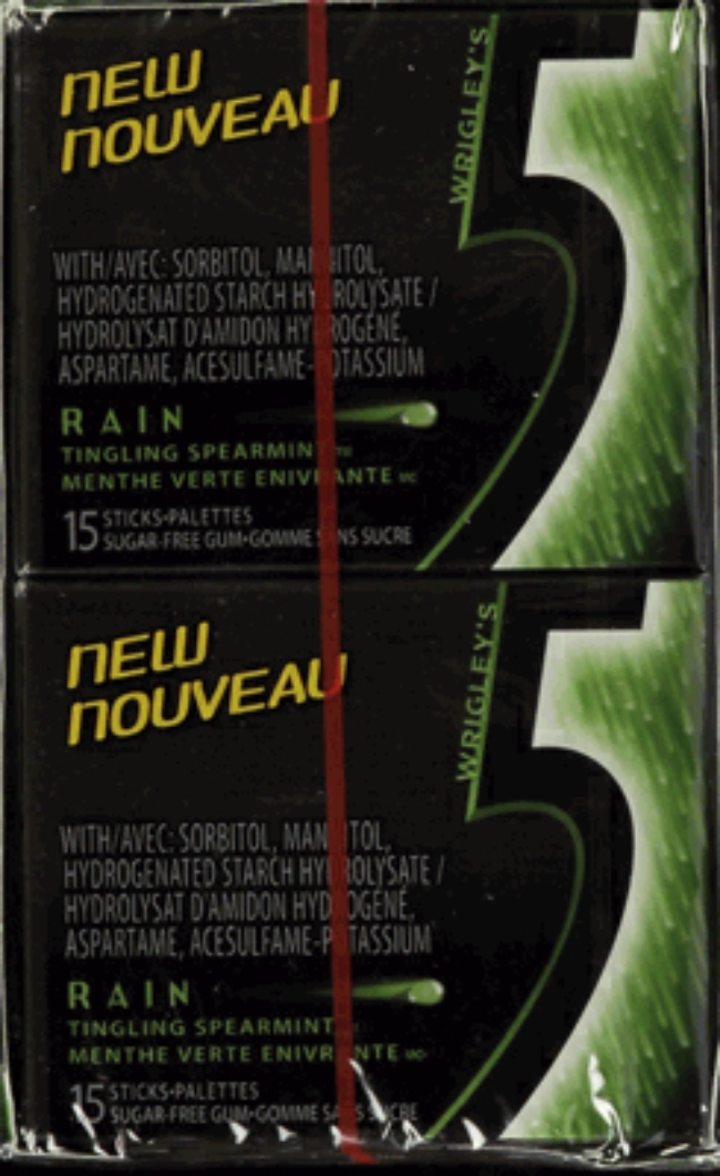 Rain Tingling Spearmint Sugar Free Gum