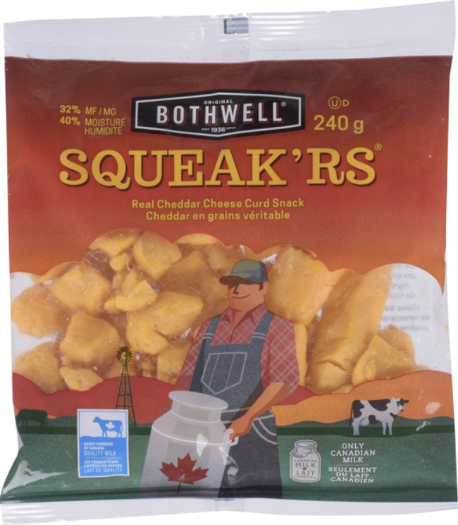 Coloured Cheddar Cheese Curd