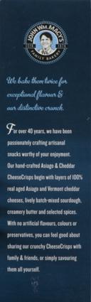 Asiago and Cheddar CheeseCrisps