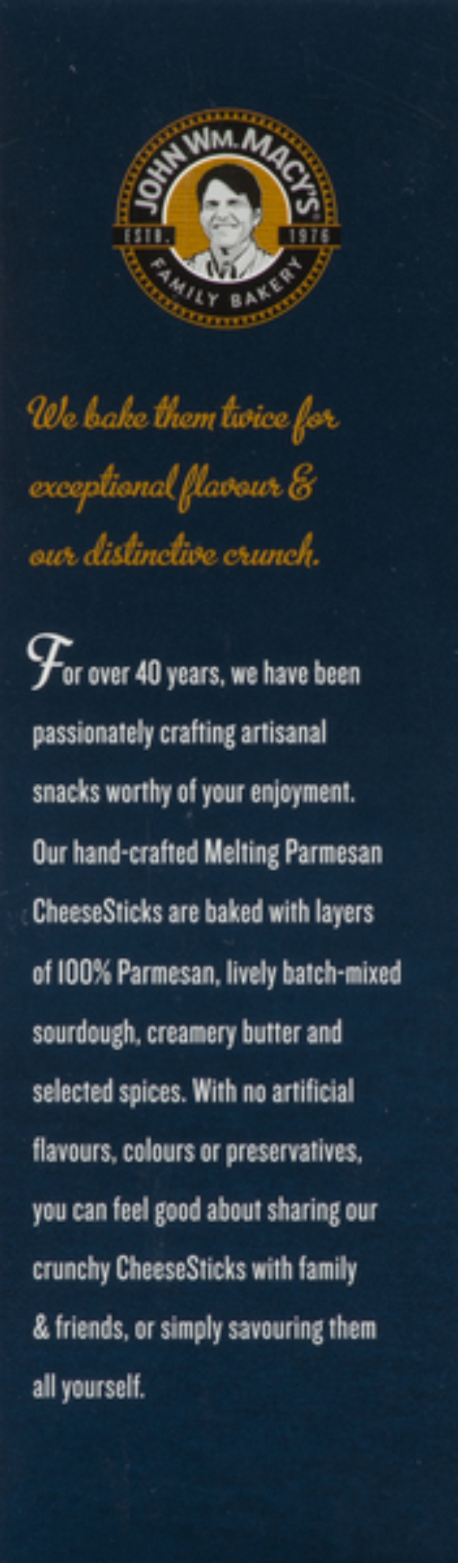 Melting Parmesan CheeseSticks