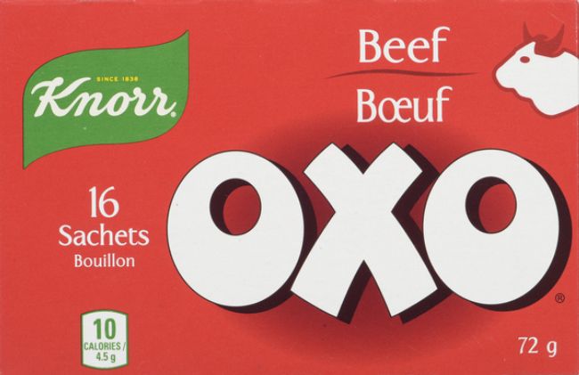 Knorr Professional Oxo Broth Beef Pouch, 72 G -- 14 Per Case