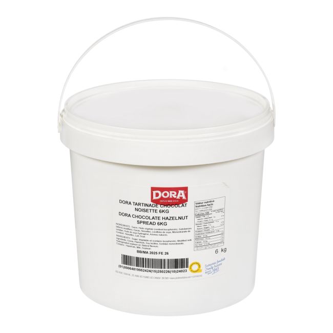Dora Pâte À Tartiner Chocolat-noisettes, 6 Kg