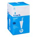 Brown Wrapped Wooden Fork Knife Teaspoon and Napkin Cutlery Kit