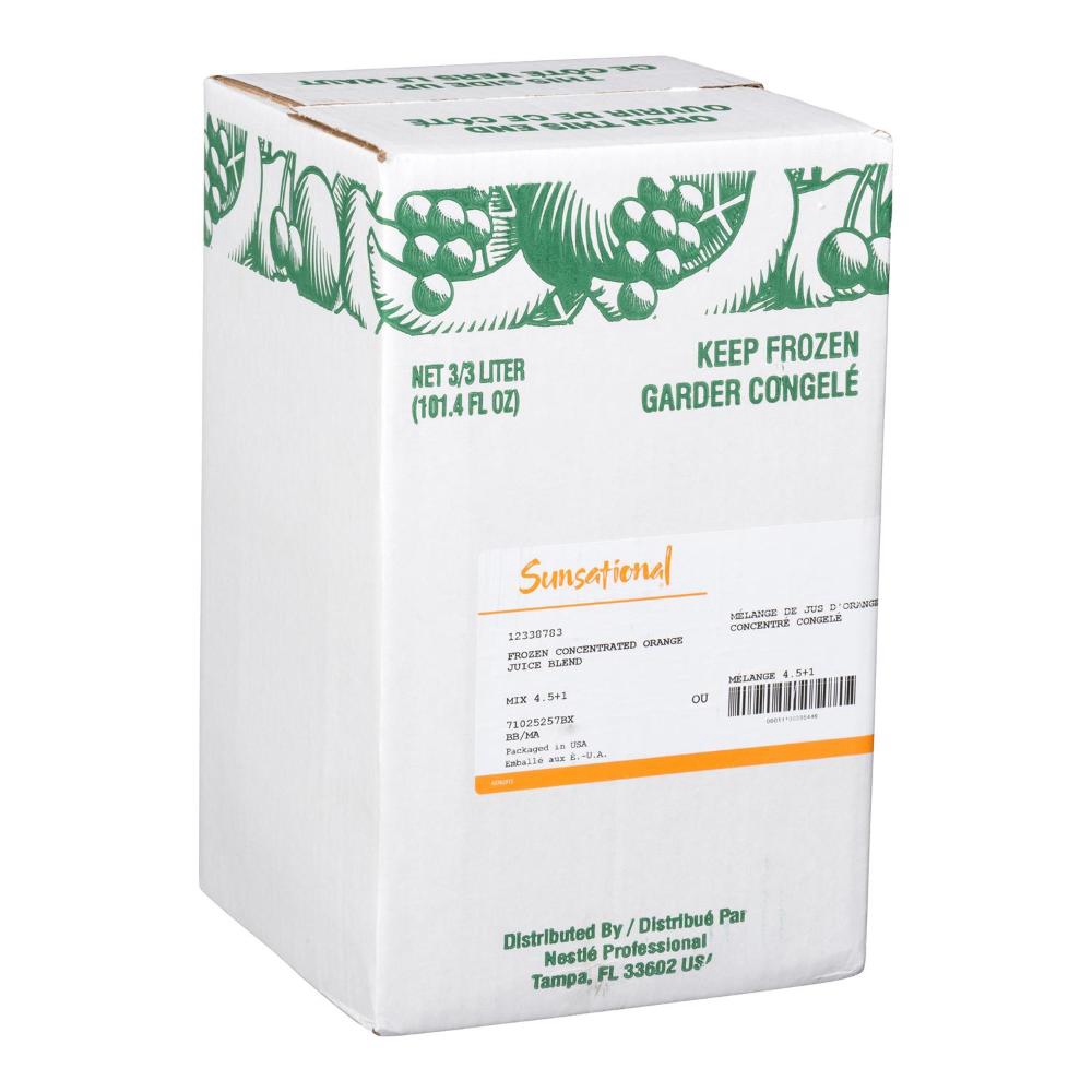 100 Percent Orange Juice Concentrate