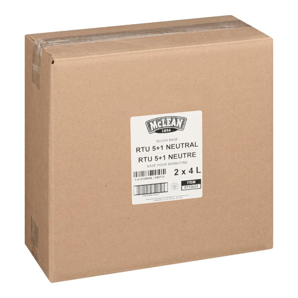 Mclean 5 Plus 1 Ready To Use Neutral Sweet Slush Base, 4 L -- 2 Per Case