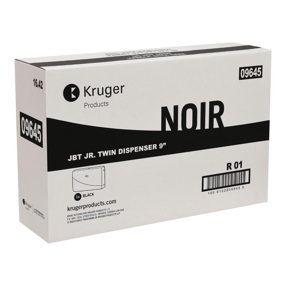 Black Giant Twin Roll Toilet Paper Dispenser