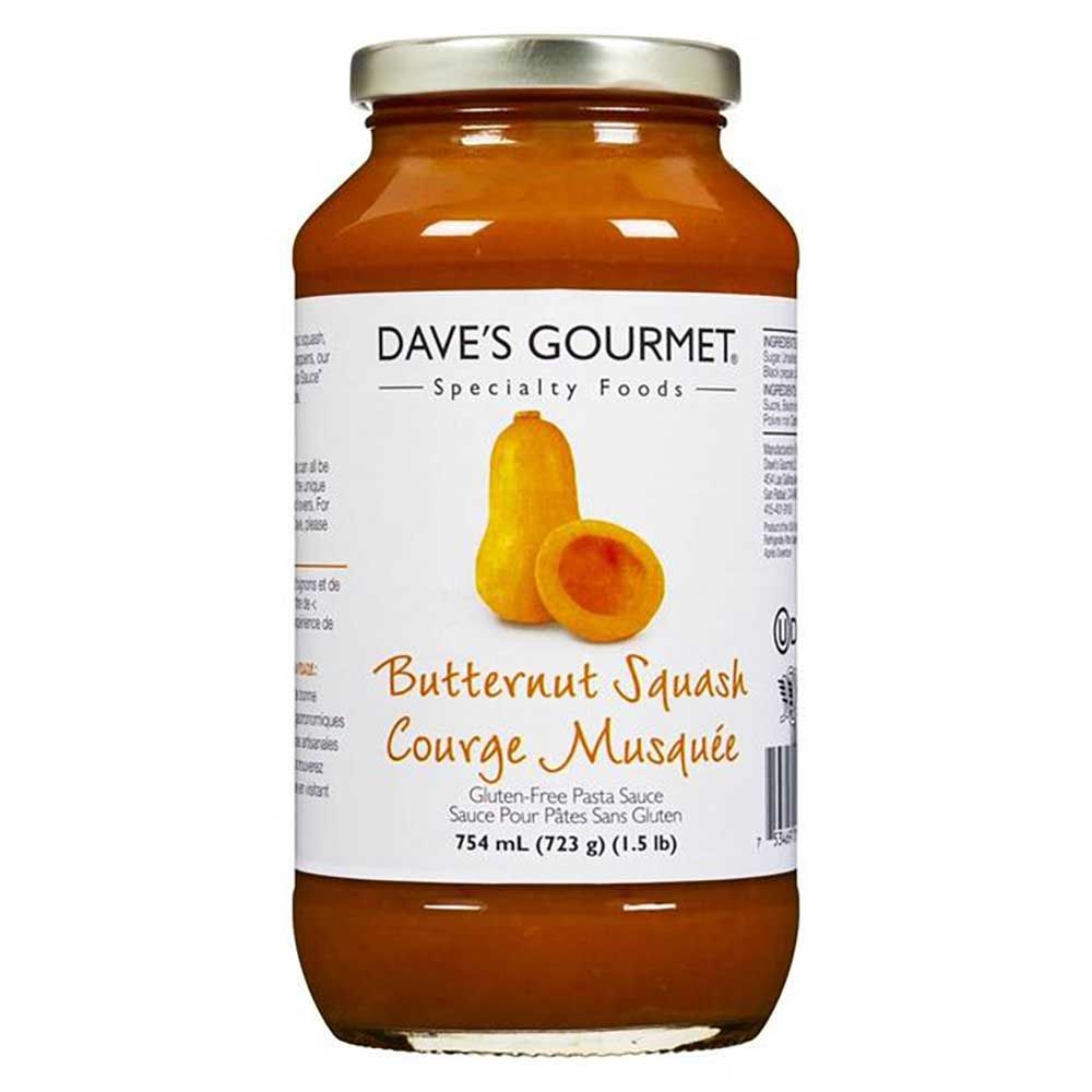 Dave's Gourmet Butternut Squash Pasta Sauce, 709 Ml -- 6 Per Case