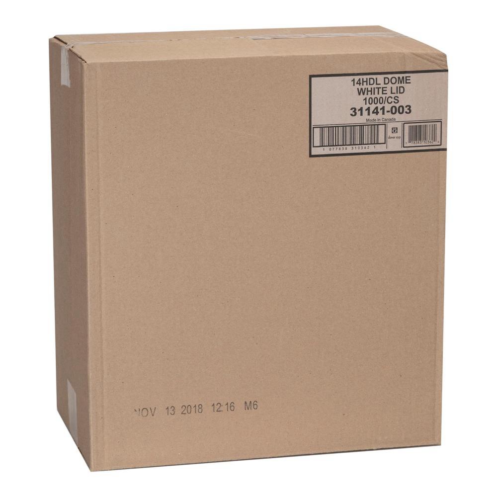 White HIPS Dome Lid for Hot Drink 10/12/16/20 oz Hot Drink Cup