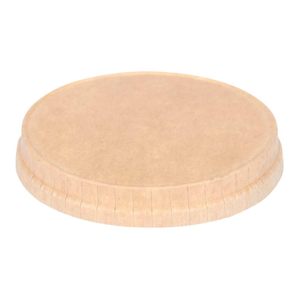 Kraft 67mm Paper Lid fits 2-4 oz Portion Cup