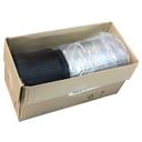 Aluminum Classic Black/Gold/Clear Carry-Out Container with PET Dome Lid