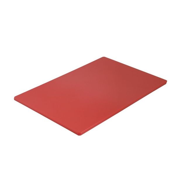 Polyethylene Medium Density Red Cutting Board