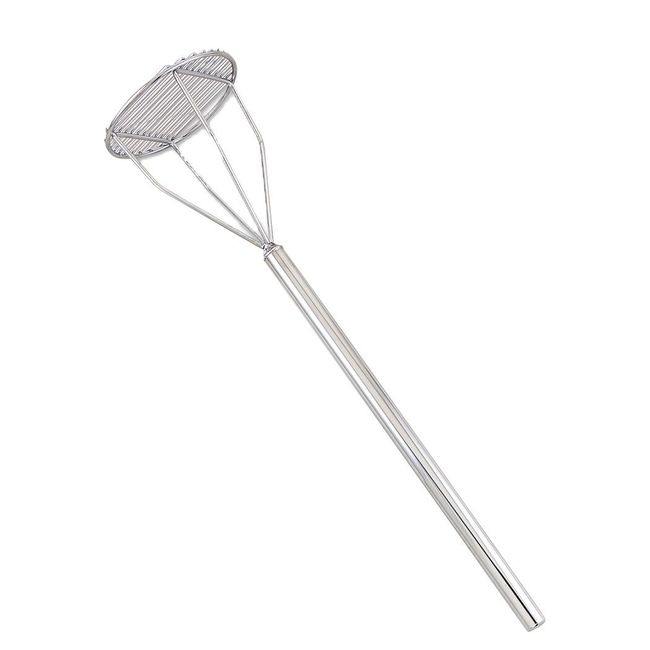 Stainless Steel Round Face Potato Masher