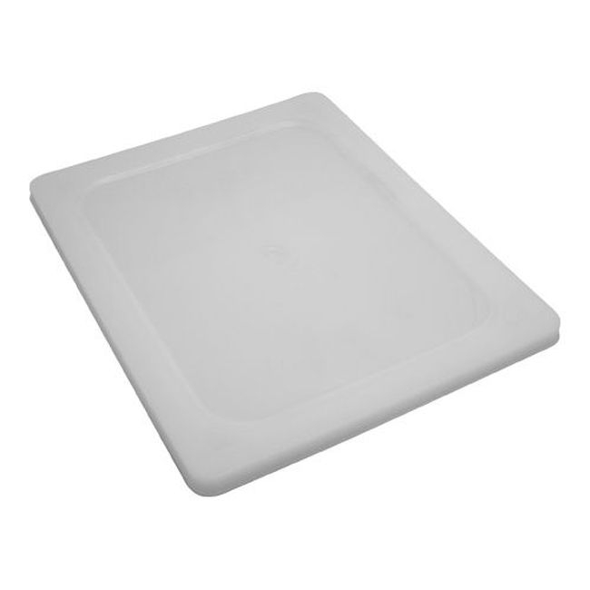 52431 Super Pan V Flexible Steam Table Hotel White Half Size Pan Lid, 12.863 x 10.565 x 0.567 in Overall