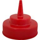 4913-02 Traex Red Single Tip Cap for Wide Mouth Squeeze Dispenser