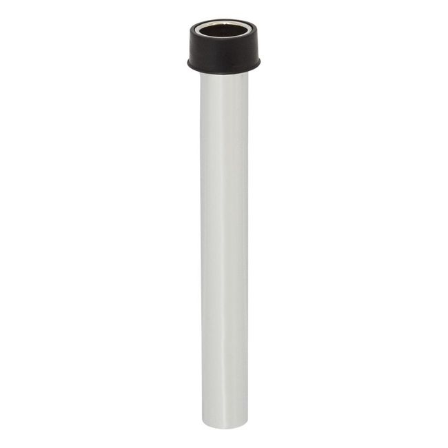 Brass Nickel-Plated Overflow Tube with Neoprene Stopper
