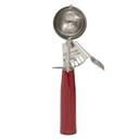Stainless Steel Size 24 Standard Disher with Red Handle