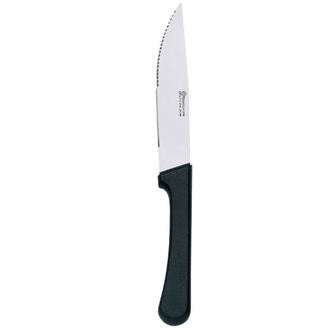 Browne Omaha Stainless Steel Pointed Blade Steak Knife With Polypropylene Handle, 10 In -- 12 Per Case