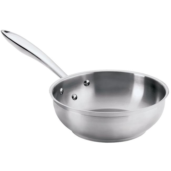 Thermalloy Stainless Steel Tapered Saute Pan