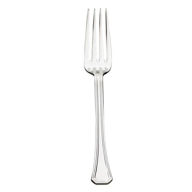 Browne Oxford 18/0 Stainless Steel Mirror Finish Dinner Fork, 7.4 In -- 12 Per Case
