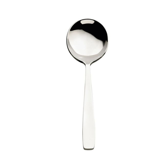 Modena 18/10 Stainless Steel Satin Finish Round Soup Spoon