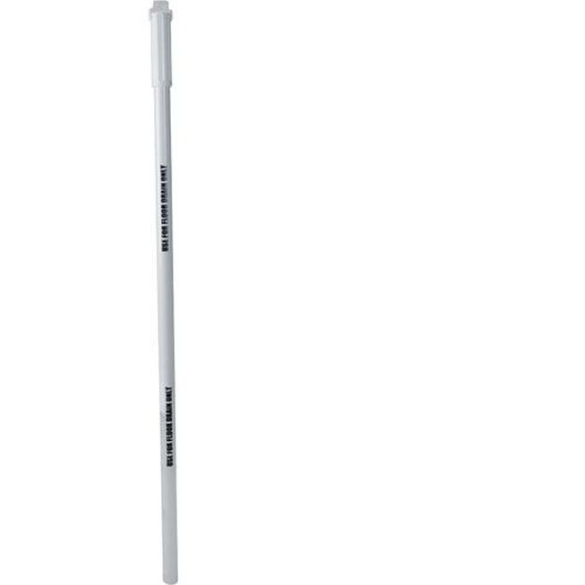 4023600 Sparta Plastic White Floor Drain Brush Handle Only, 36 in Length
