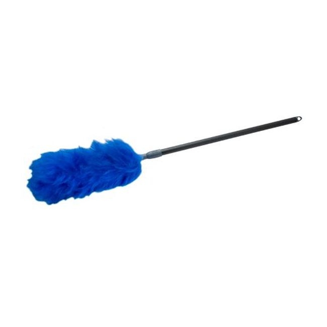 4573300 Flo-Pac White Telescopic 100 Percent Lambs Wool Duster, 30 To 42 in Length