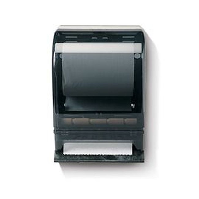 Smoke Grey Push Bar Roll Towel Dispenser