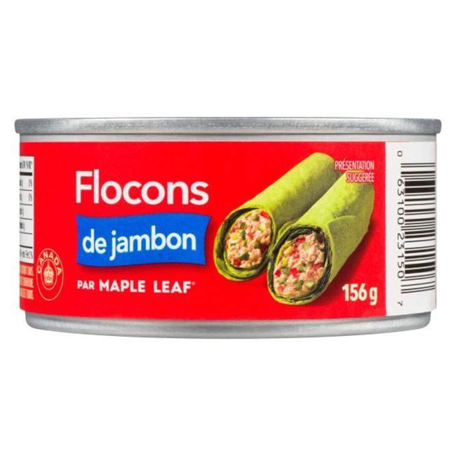 Maple Leaf Flocons De Jambon, 156 G -- 24 Par Boîte