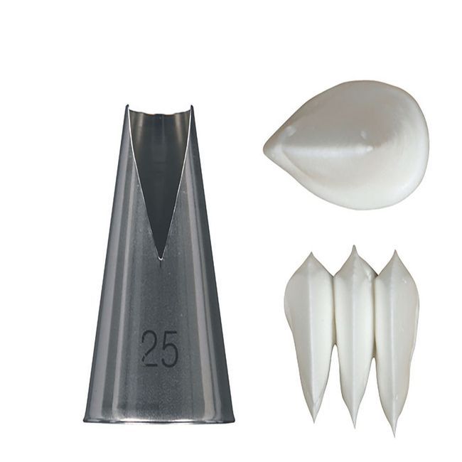 De Buyer Stainless Steel Saint Honore Nozzle, 0.35 In