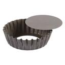Non-Stick Round Fluted Cake Mold with Removable Bottom