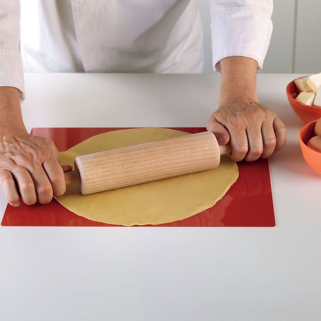 Silikomart Silicopat R Series Red Silicone Baking Sheet, 12 X 20 In
